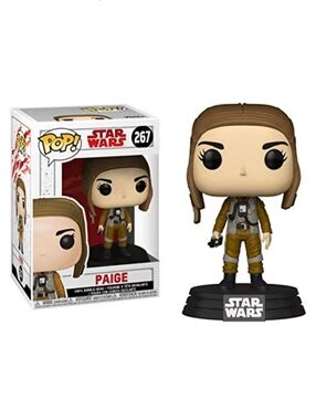 Funko Pop! Star Wars Paige Vinyl Bobble-Head Figure — Brown, Tan #267